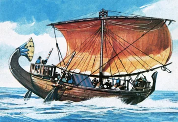 Ägyptisches Frachtschiff