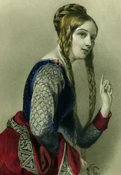 Eleonore von Aquitanien, Königin von Heinrich II., gedruckt von Henry G. Bohn, 1856
