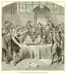 Eliot verteidigt die Rechte des Unterhauses