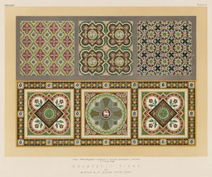 Enkaustische Fliesen von Minton und Co Stoke Upon Trent