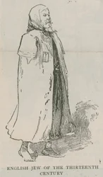 Englischer Jude des dreizehnten Jahrhunderts