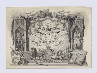 Graveur und Drucker, H D Smith, Visitenkarte