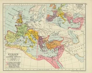 Europa am Vorabend der Barbareneinfälle um 305 n. Chr.