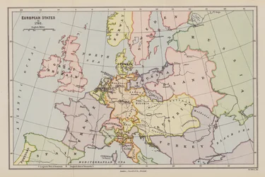 Europäische Staaten im Jahr 1792