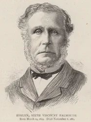 Evelyn, Sechster Viscount Falmouth (Gravur)