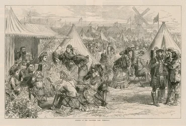 Abend im Freiwilligenlager