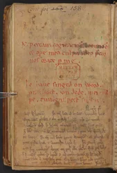 Auszüge aus Henry of Huntingdons Historia Anglorum, Cotton MS Titus D XXIV, f.156v