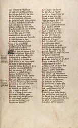 F151r aus Ms New Coll 266, De confessio amantis von John Gower