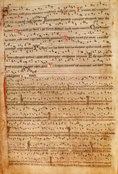 Mittelalterliche Musiknotation