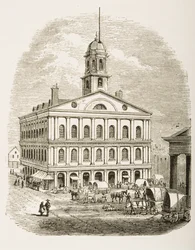 Faneuil Hall, Boston, ca. 1870, aus 