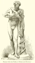 Faunus mit dem Kind, oder Silenus und Bacchus