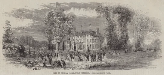 Fest in Denham Court, nahe Uxbridge (Stich)