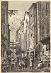 Field Lane um 1840