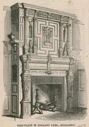 Kamin in Holland Park, London