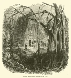 Erste Missionskirche auf Fidschi