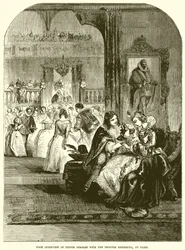 Erstes Treffen von Prinz Charles mit Prinzessin Henrietta in Paris