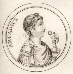 Flavius Arcadius, aus 