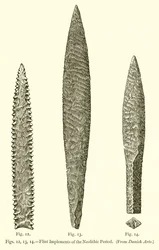 Feuersteinwerkzeuge der Jungsteinzeit
