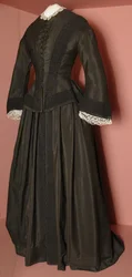 Florence Nightingales schwarze Bluse und passender Rock, ca. 1870