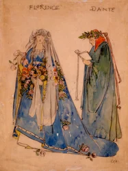 Florenz und Dante, 1890er