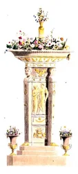 Blumenständer, Tafel 125 aus Ackermann