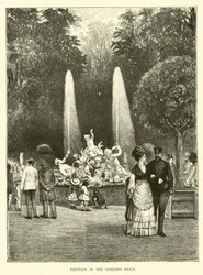 Brunnen im Giardino Reale