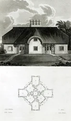 Vier Cottages, 1818