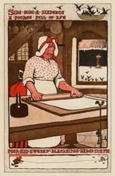 Vierundzwanzig Amseln in einem Kuchen gebacken