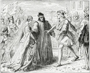 Friedrichs Empfang von Eleonore
