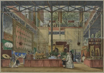 Aus "Dickinsons umfassende Bilder der Großen Ausstellung von 1851", veröffentlicht 1854 Indien Nr. 5, 1854