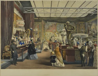 Aus "Dickinsons umfassende Bilder der Großen Ausstellung von 1851", veröffentlicht 1854 Frankreich, 1854