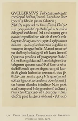 Aus dem Liber Epistolarum von Barzizius, gedruckt in Paris