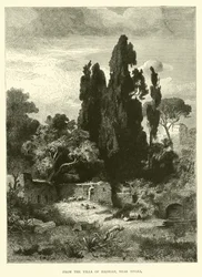 Aus der Villa des Hadrian, bei Tivoli