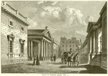 Front von Carlton House, 1820