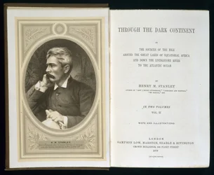 Frontispiz zu Through the Dark Continent von Henry M. Stanley, veröffentlicht 1878
