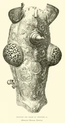 Stirnplatte für das Pferd von Christian II.