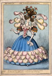 Gala-Kleidung für _ 1828 - Gewidmet der gefiederten Rasse, 1828