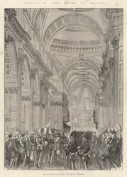 Beerdigung von Lord Napier von Magdala (Gravur)