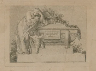 Beerdigungskarte für Sir Joshua Reynolds, 3. März 1792