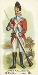 Füsilier, König George III. (Chromolithografie)