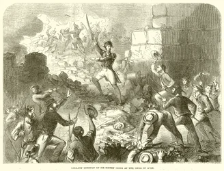 Tapferes Verhalten von Sir Sidney Smith bei der Belagerung von Arce