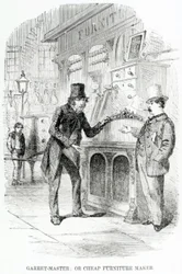 Garret-Meister oder billiger Möbelmacher, ca. 1840