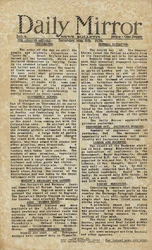 Generalstreik berichtet im Daily Mirror