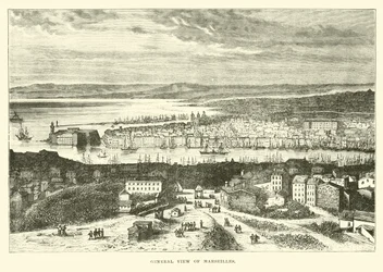 Gesamtansicht von Marseille