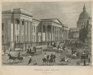 Gesamtansicht des Hauptpostamts