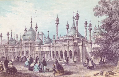 Gesamtansicht des Royal Pavilion in Brighton