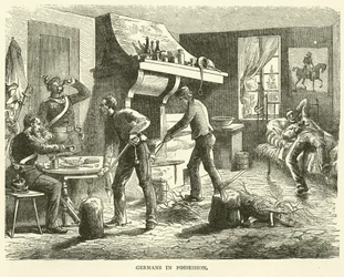 Deutsche in Besitz, September 1870