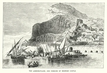 Gibraltar: Der Landeplatz und Überreste der Maurischen Burg