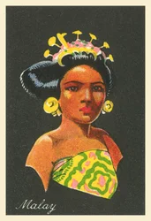 Mädchen aus vielen Ländern: Malay