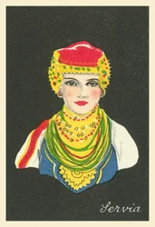 Mädchen vieler Länder: Serbien